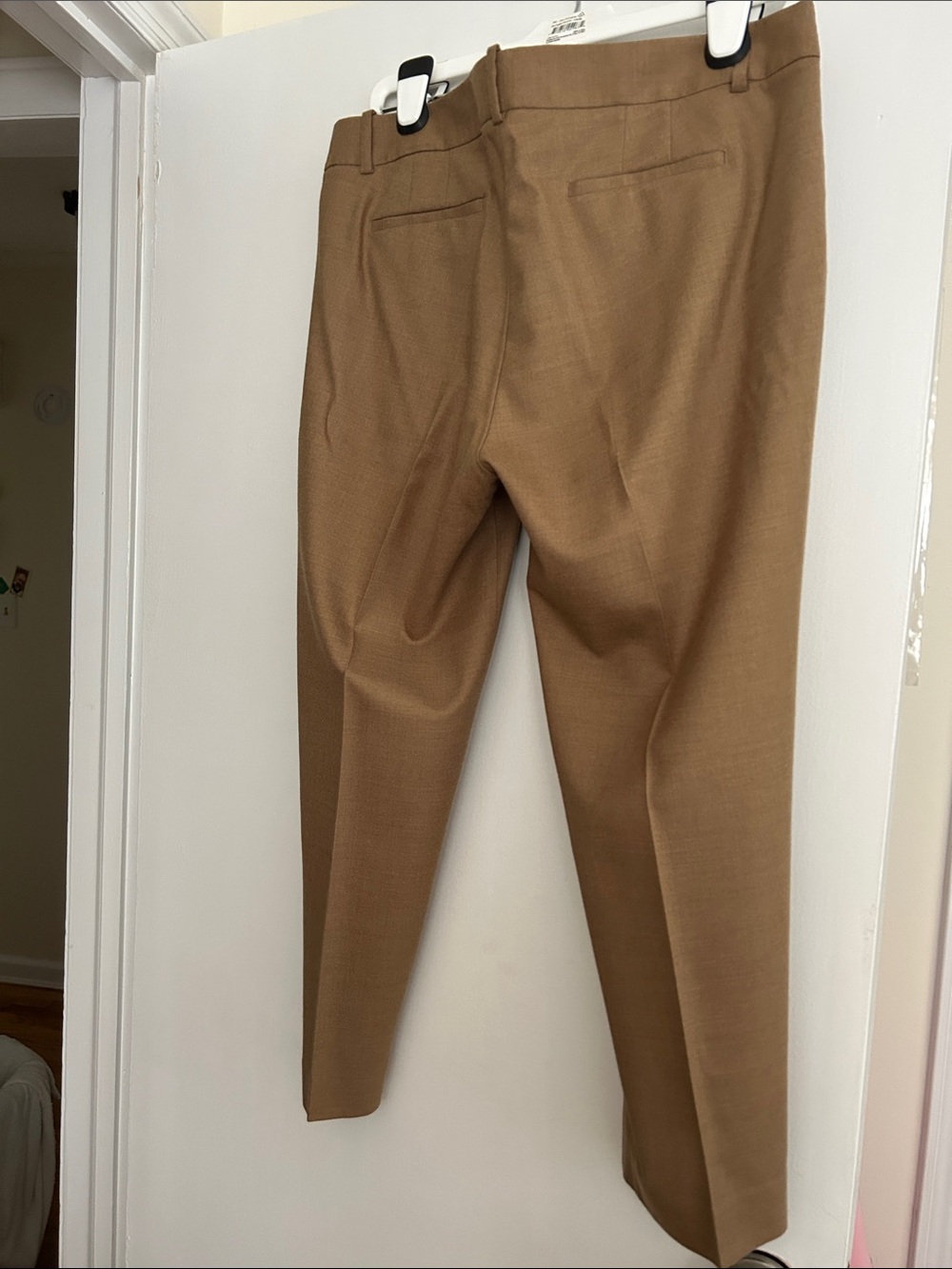 J. Crew Woman’s Dress Capris bell bottom in Camel Brown - Picture 2 of 4